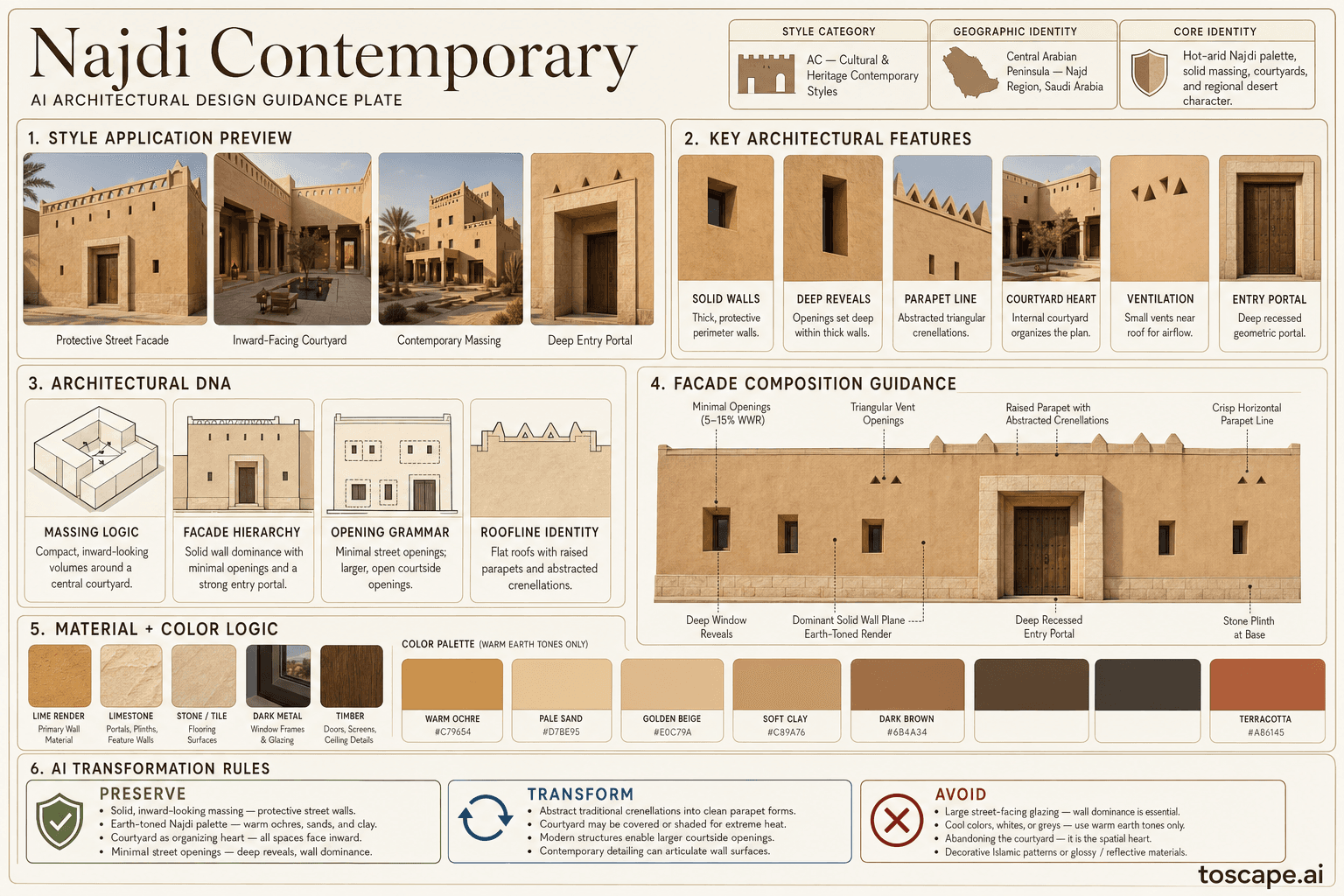 Najdi Contemporary hero plate - Central Arabian Peninsula - the Najd region of Saudi Arabia.