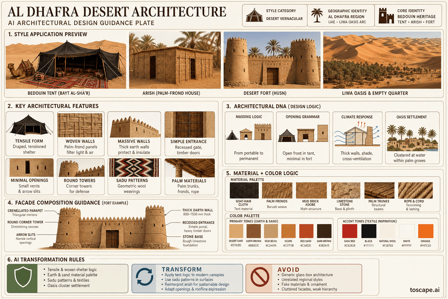 Al Dhafra Desert hero plate — United Arab Emirates