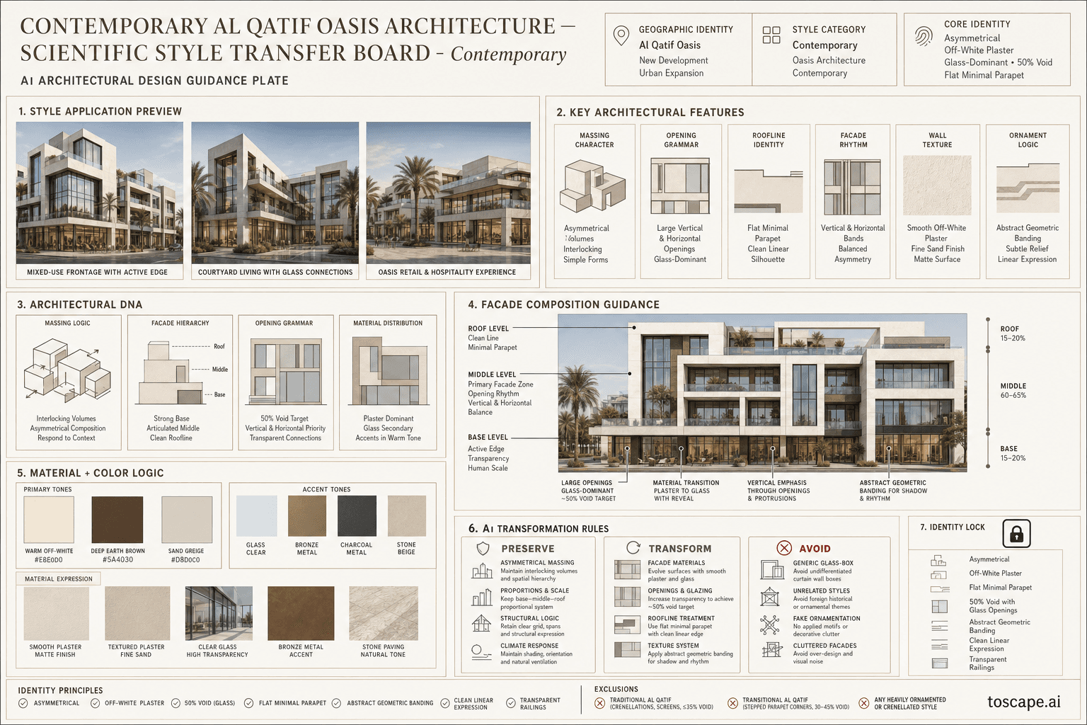 Al Qatif Oasis Contemporary hero plate — Saudi Arabia