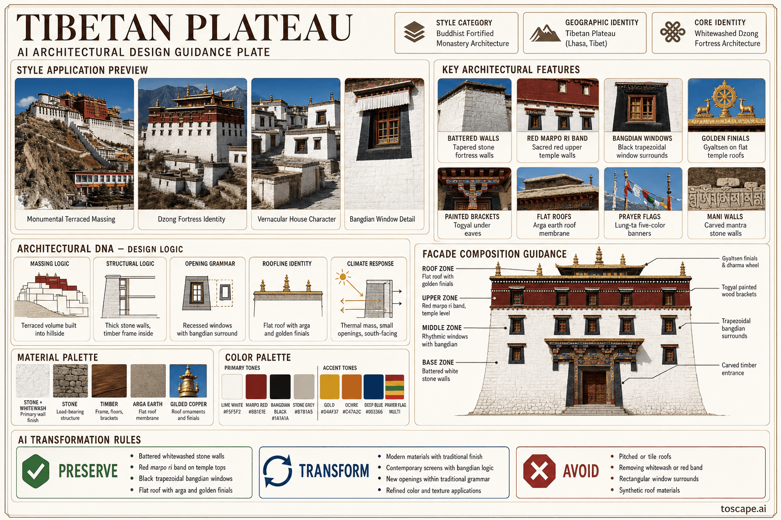Tibetan Plateau hero plate — China