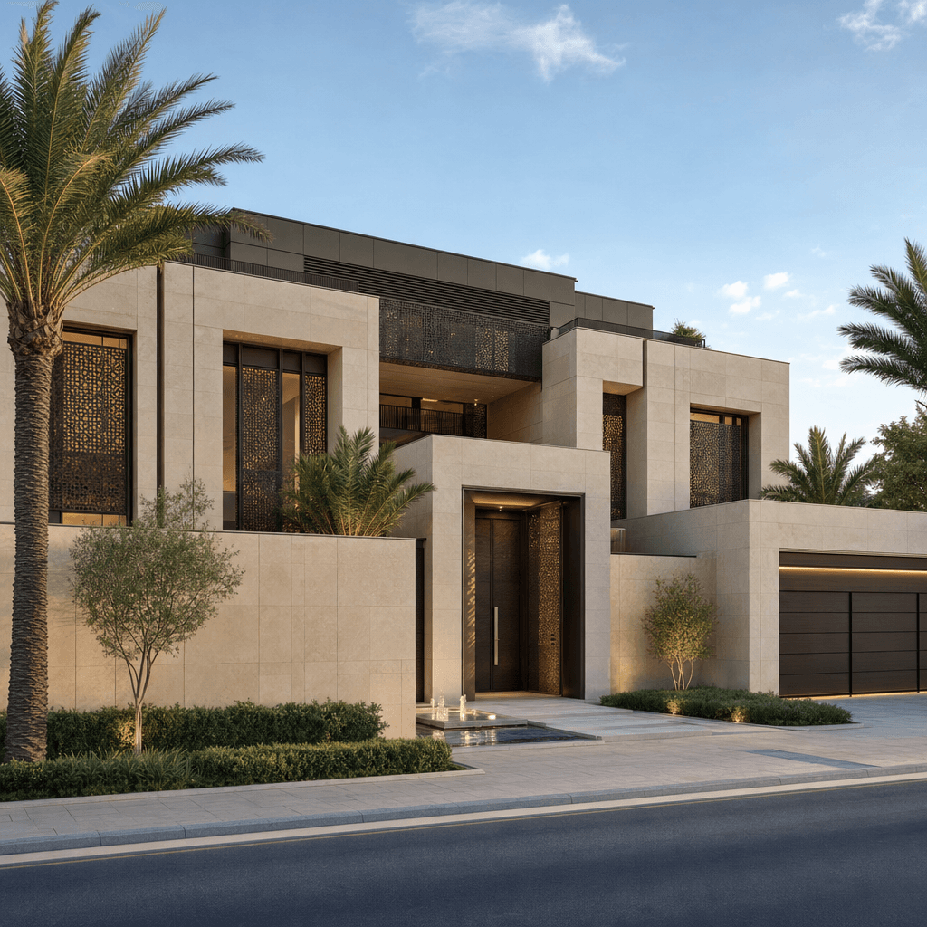 Gulf Contemporary architectural style - Arabian Gulf region - UAE, Qatar, Kuwait, Bahrain, Oman, and eastern Saudi Arabia.