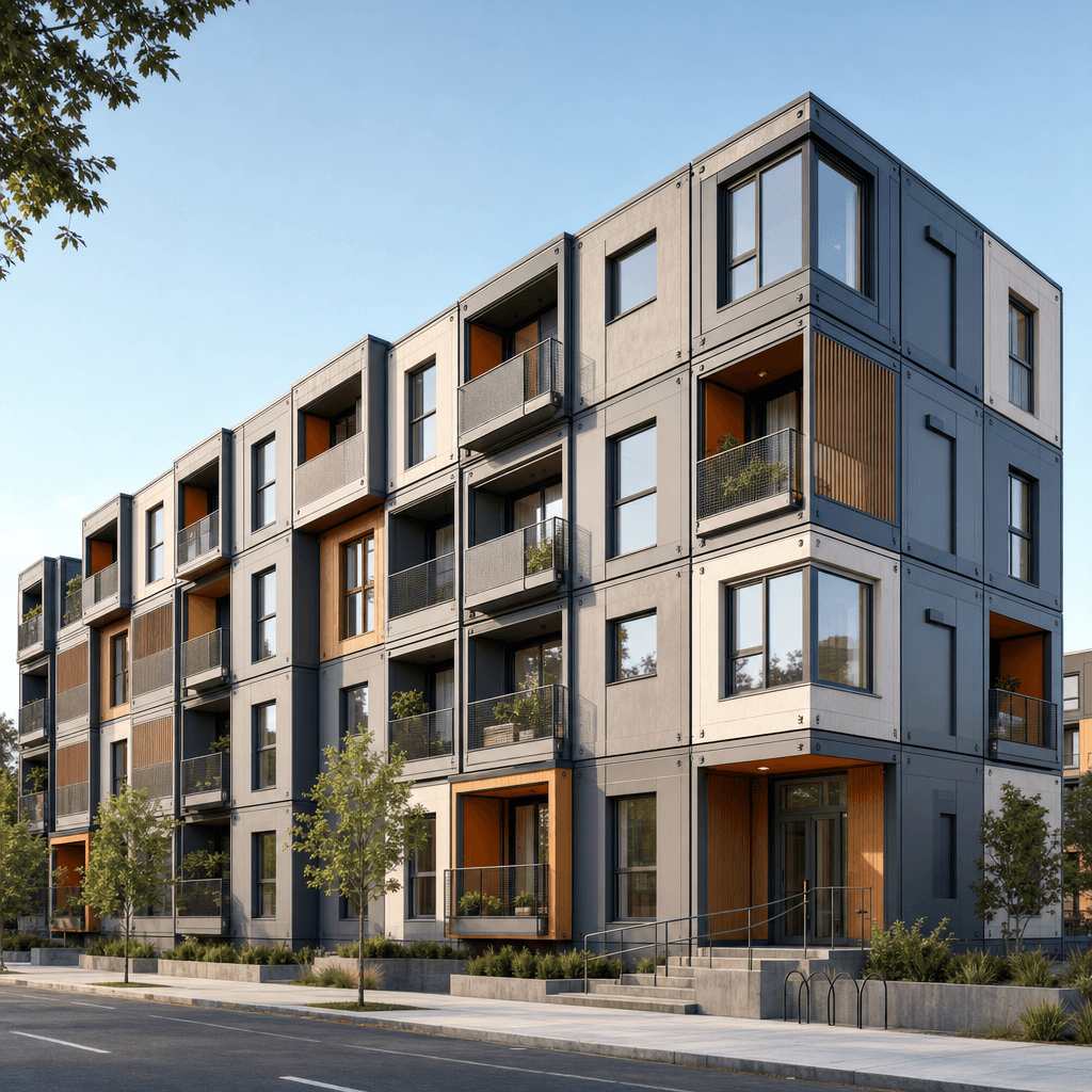 Modular / Prefab architectural style - Global - modular and prefabricated construction has roots in early 20th-century industria...