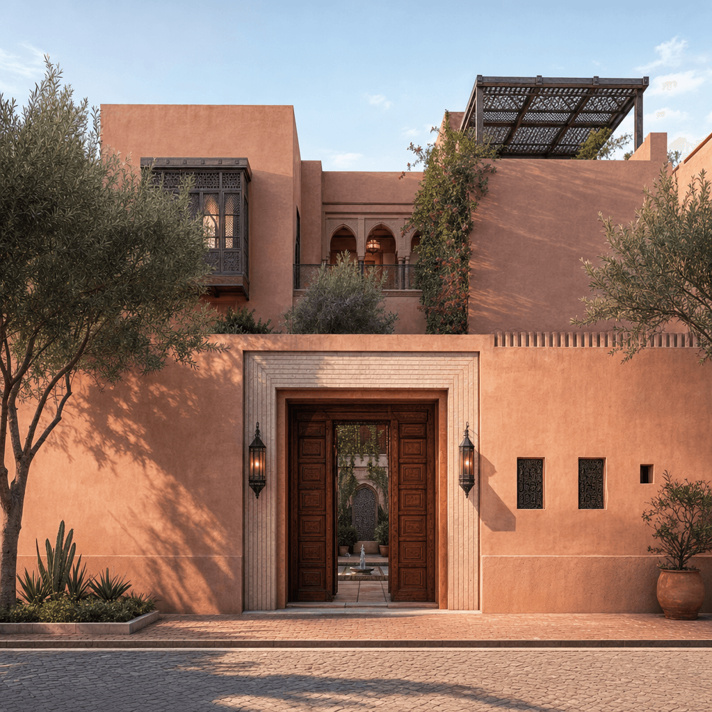 Moroccan Contemporary architectural style - Morocco and the broader Maghreb region - North Africa.
