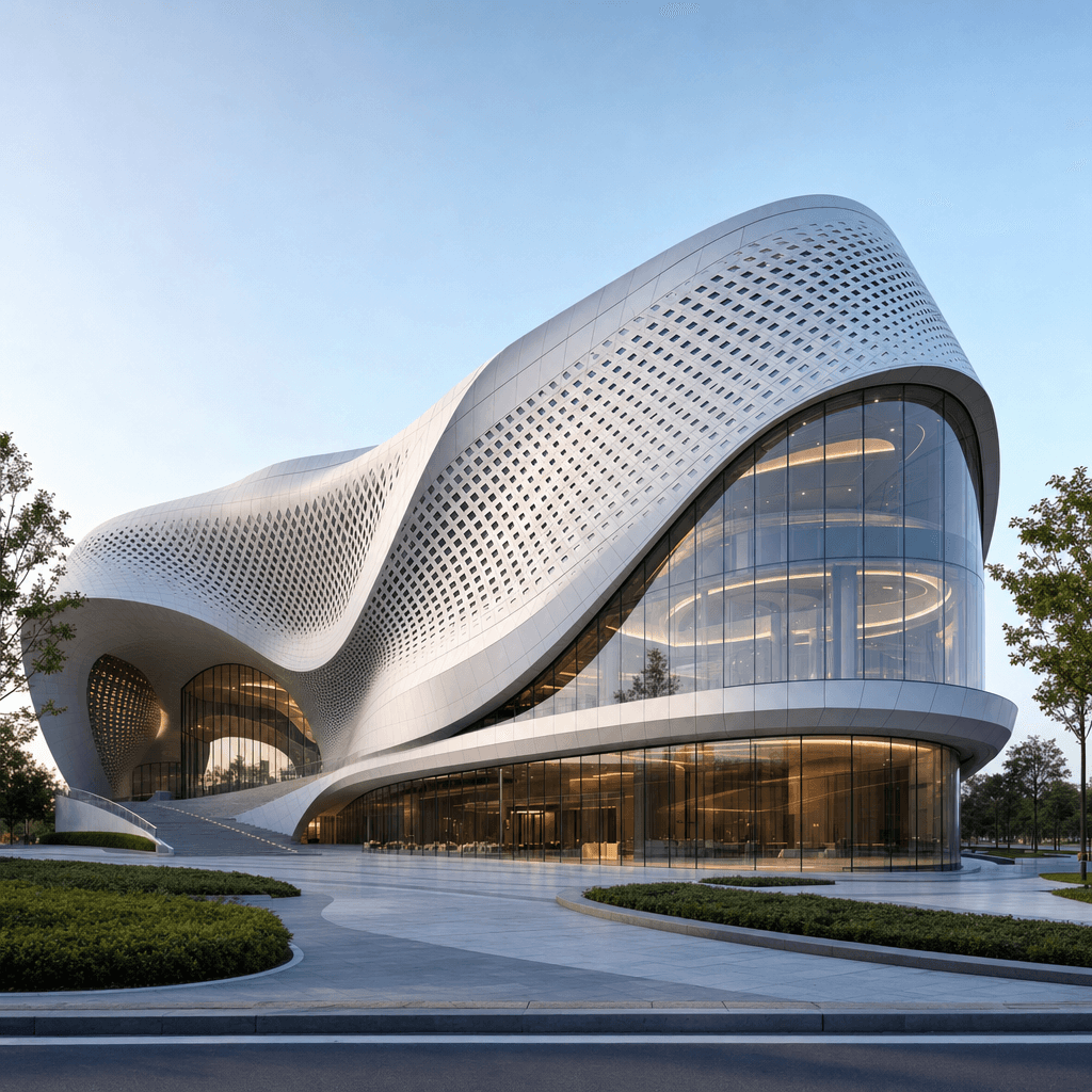 Parametric architectural style - Global - not tied to any region, culture, or climate.