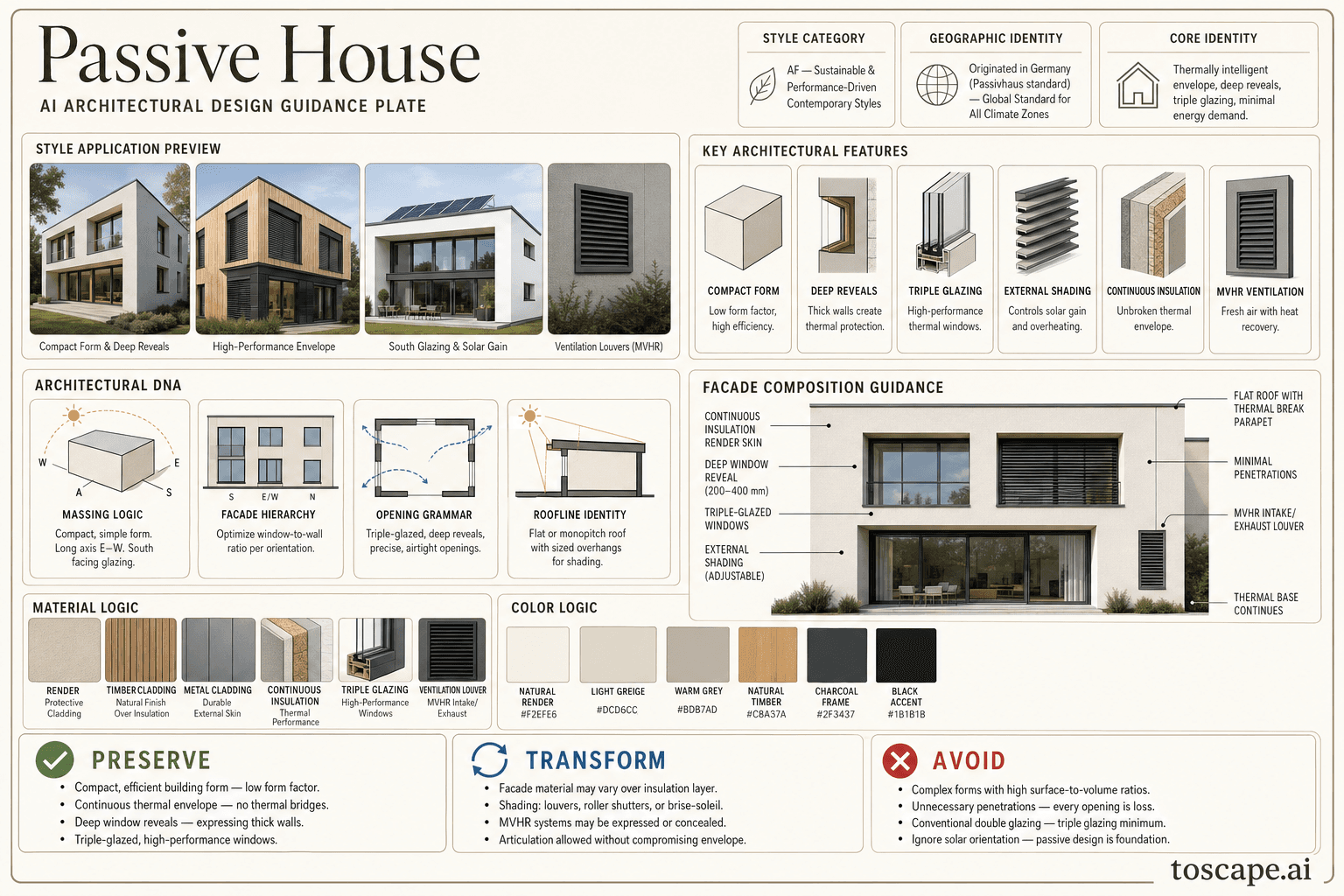 Passive House hero plate - Originated in Germany (Passivhaus standard) - now a global certification standard...