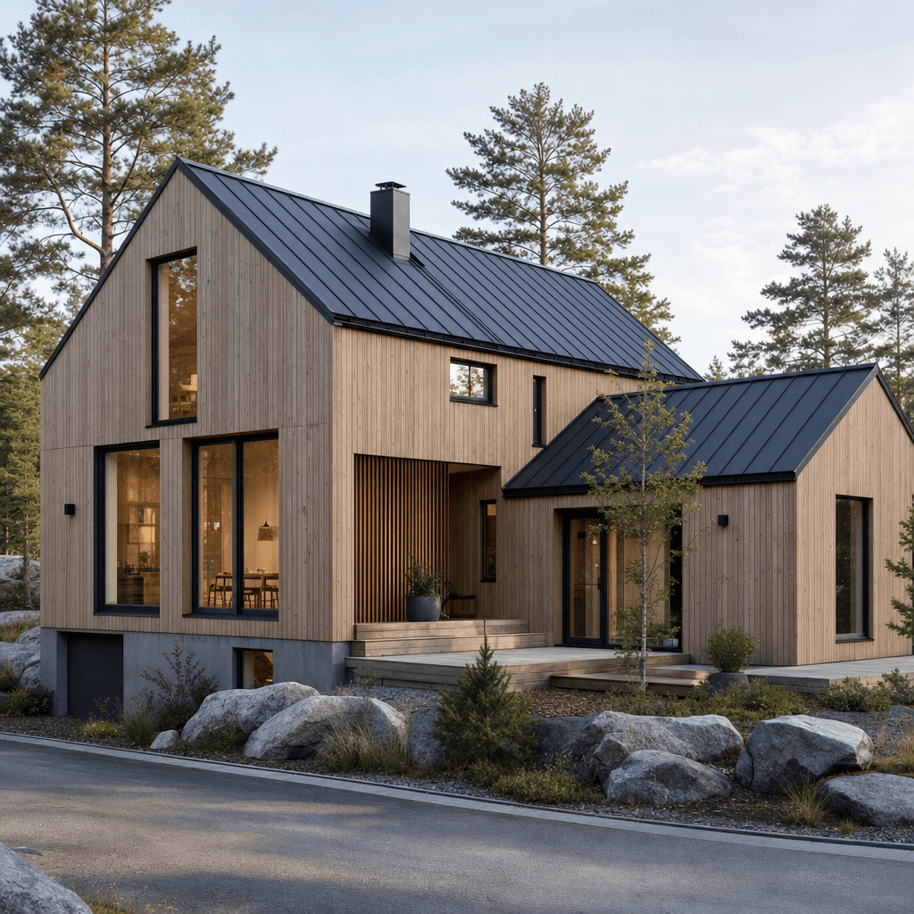 Scandinavian Contemporary architectural style - Nordic region - Sweden, Norway, Denmark, Finland, and Iceland.