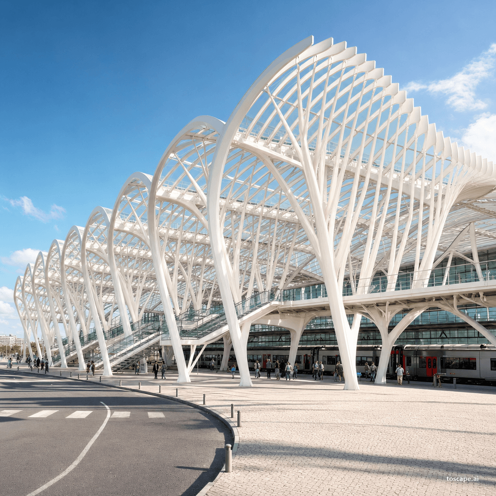 STRUCTURAL EXPRESSIONISM / NEO-EXPRESSIONISM architectural style - Global (Calatrava/Spain, Foster/UK, Utzon/Denmark, Nervi/Italy); Core identity: Structure...