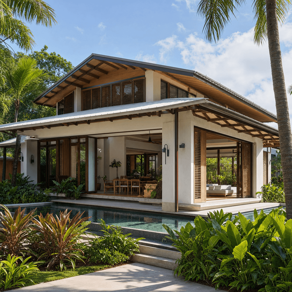 Tropical Modern architectural style - Tropical and subtropical climate zones - Southeast Asia, northern Australia, Pacific...