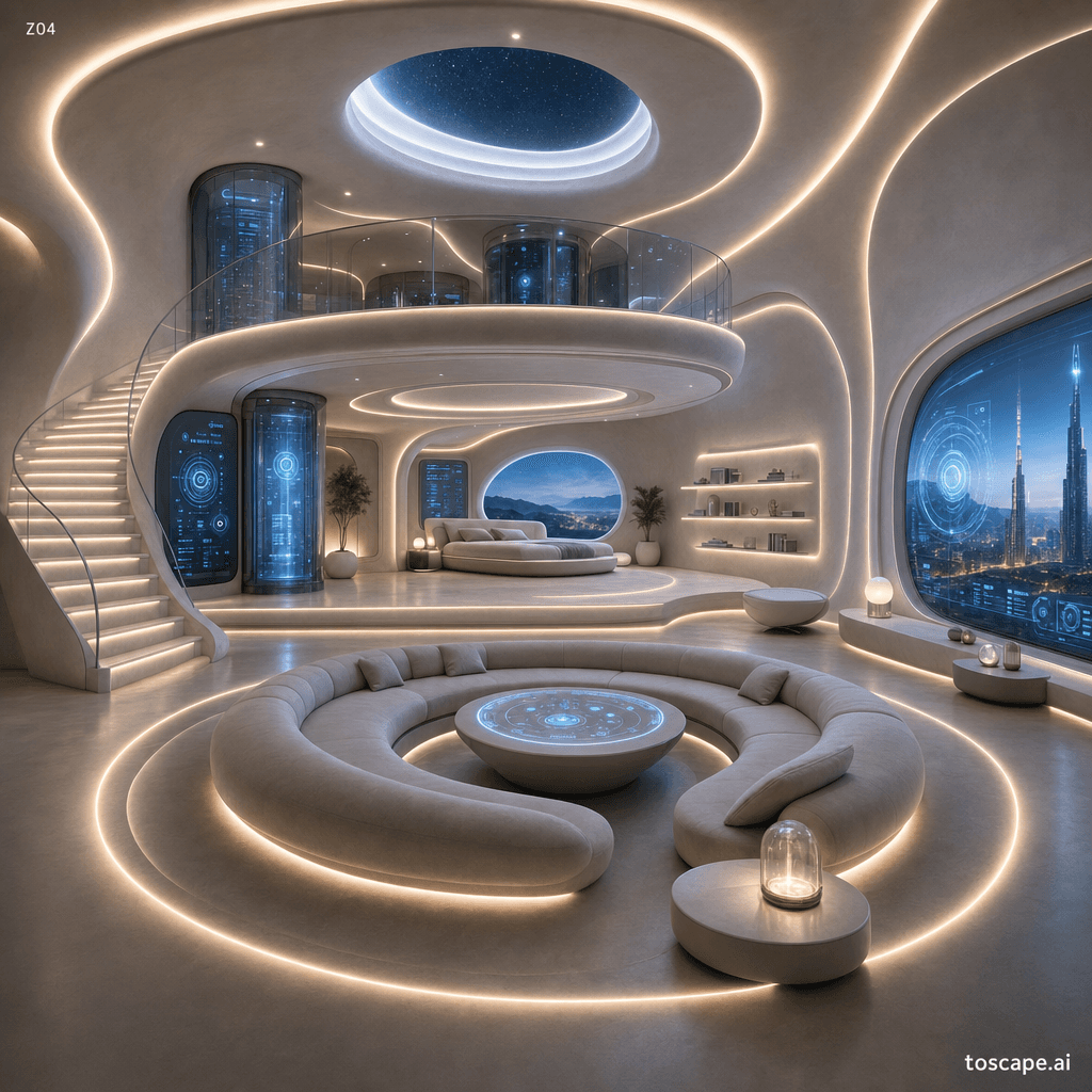 AI Living Chamber interior style reference