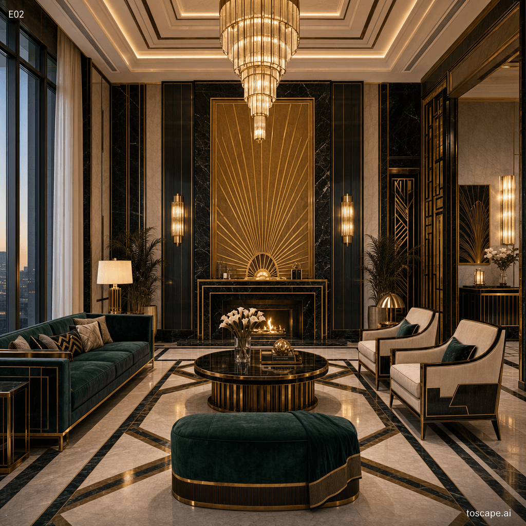 Art Deco interior style reference