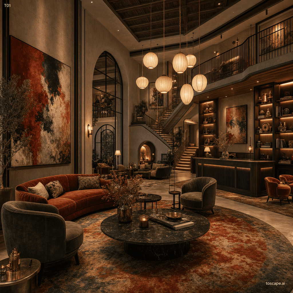 Boutique Hotel interior style reference