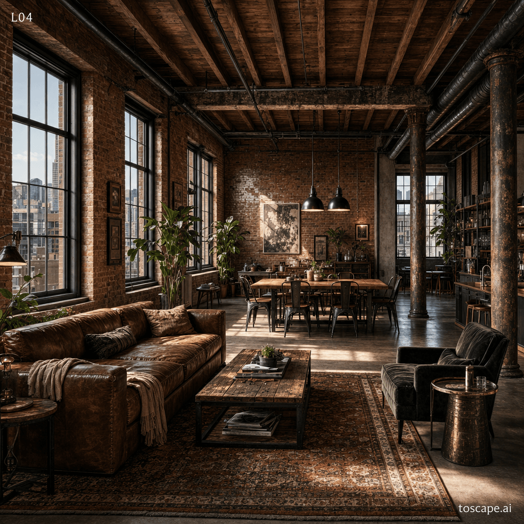 Brooklyn Loft interior style reference
