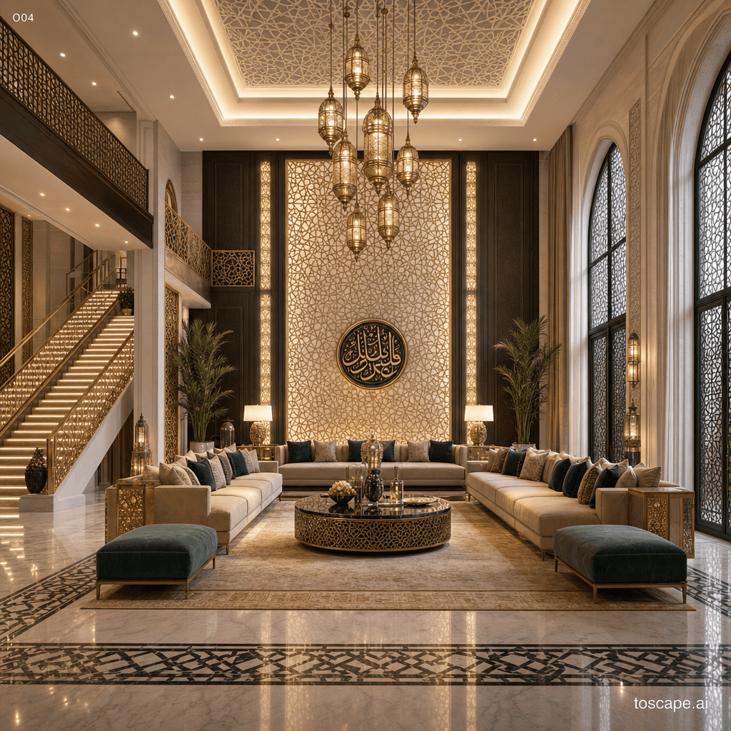 Contemporary Islamic Luxury interior style reference