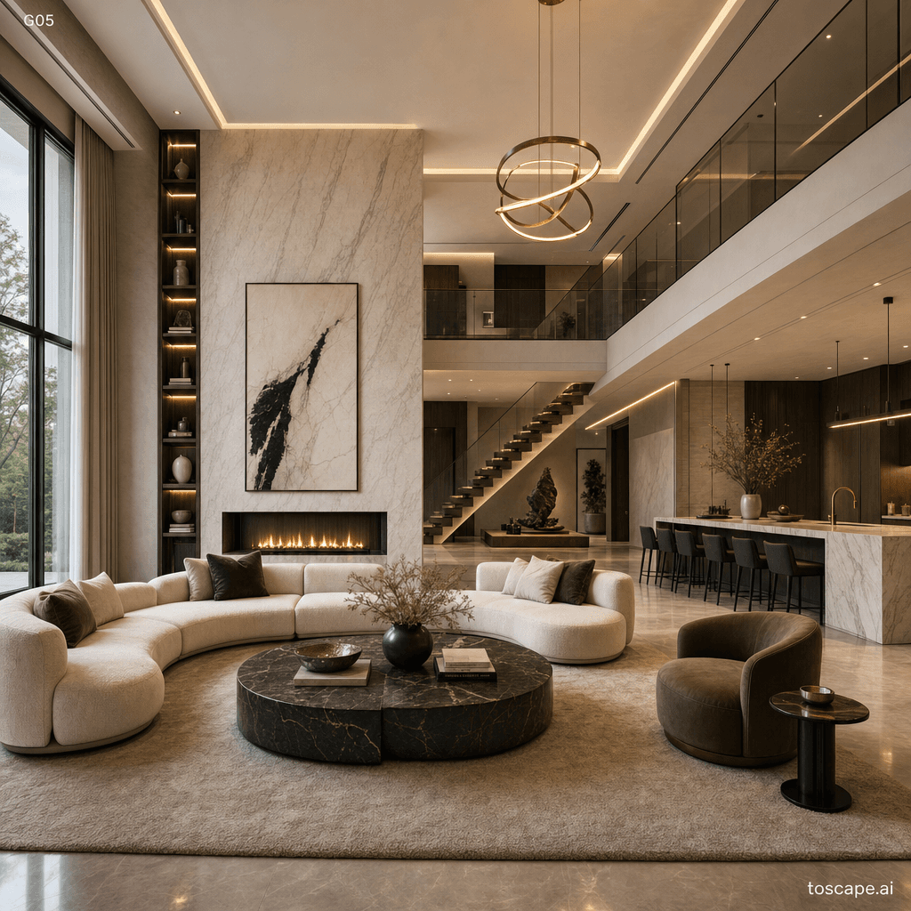 Contemporary Luxury interior style reference