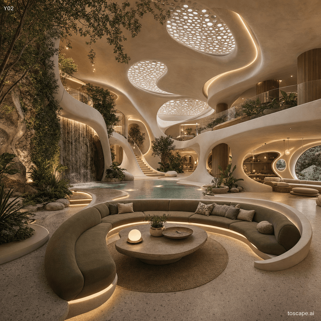 Generative Organic Interior interior style reference