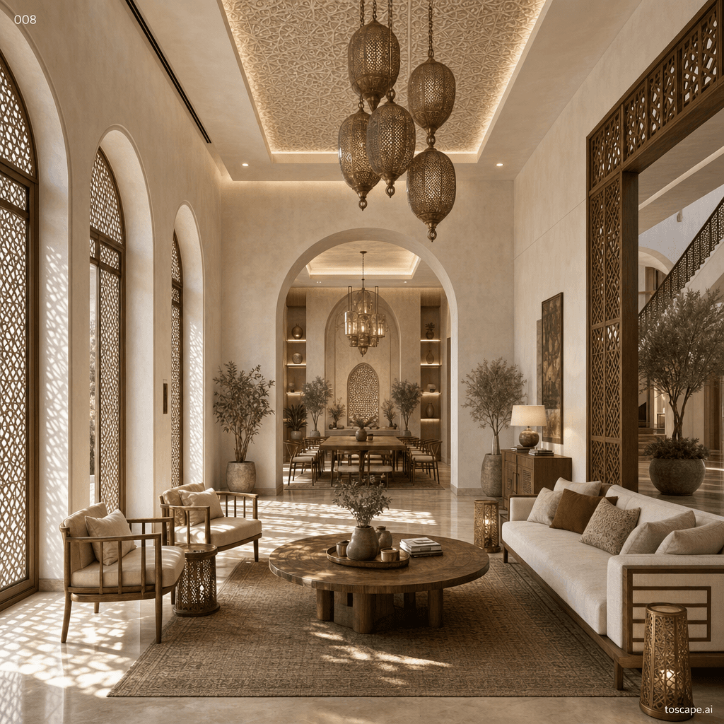 Hejazi Contemporary interior style reference