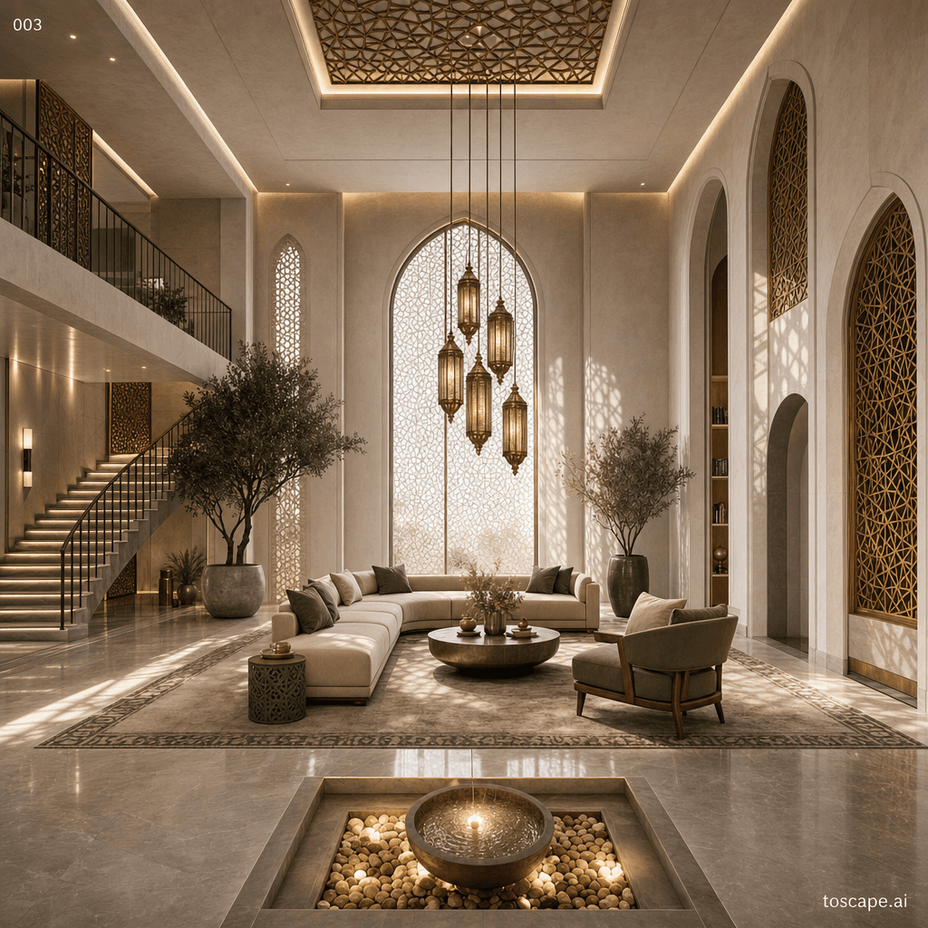 Islamic Contemporary interior style reference