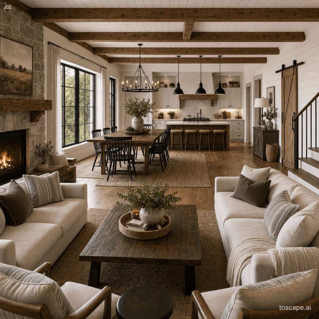 Modern Farmhouse interior style reference