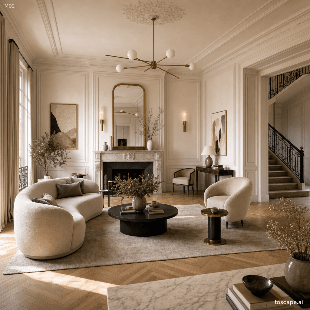 Modern French interior style reference