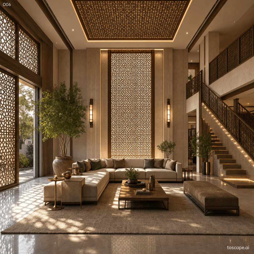 Modern Mashrabiya Interior interior style reference