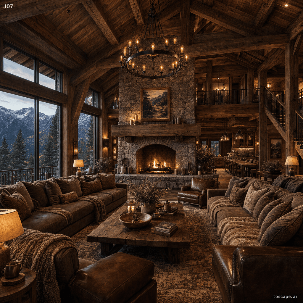 Mountain Lodge interior style reference