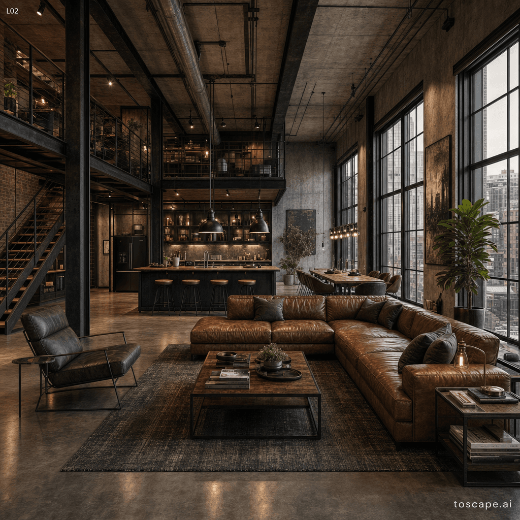 Neo-Industrial interior style reference