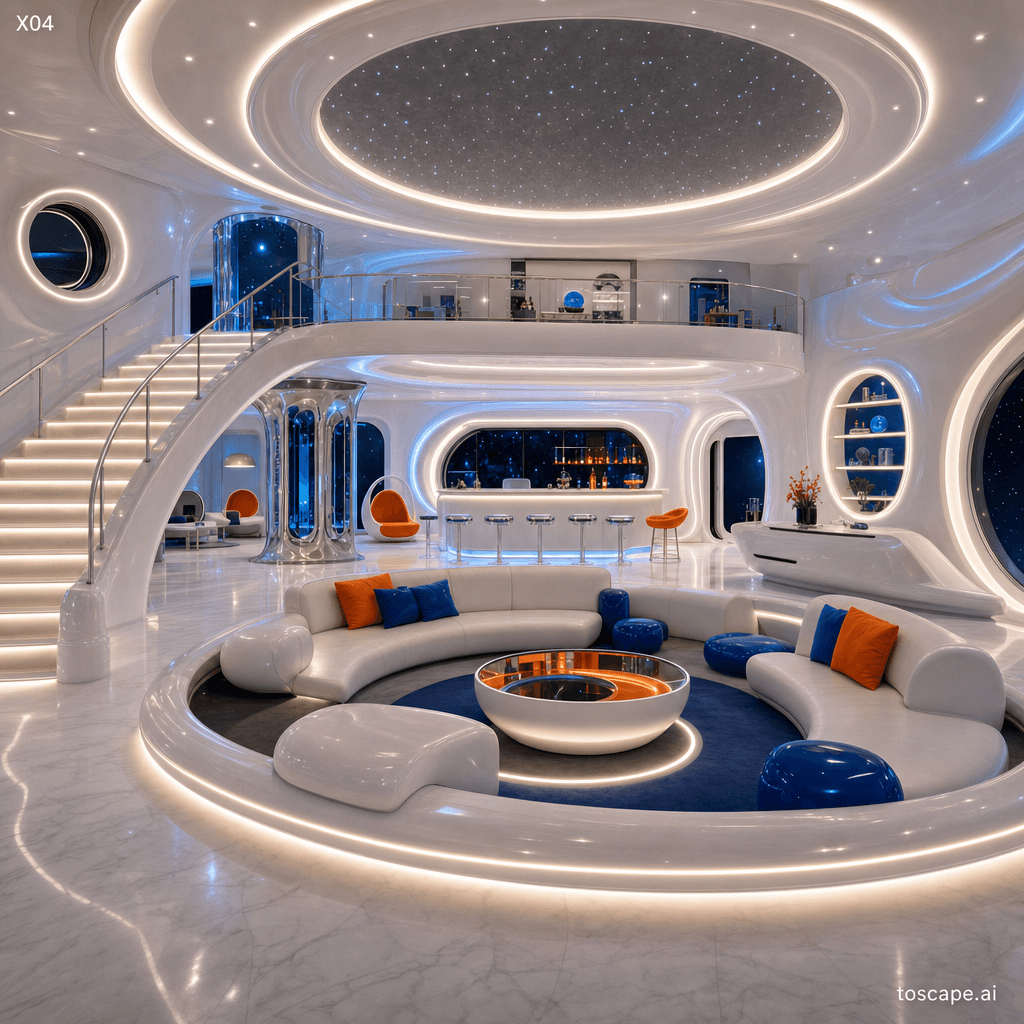 Neo-Space Age interior style reference