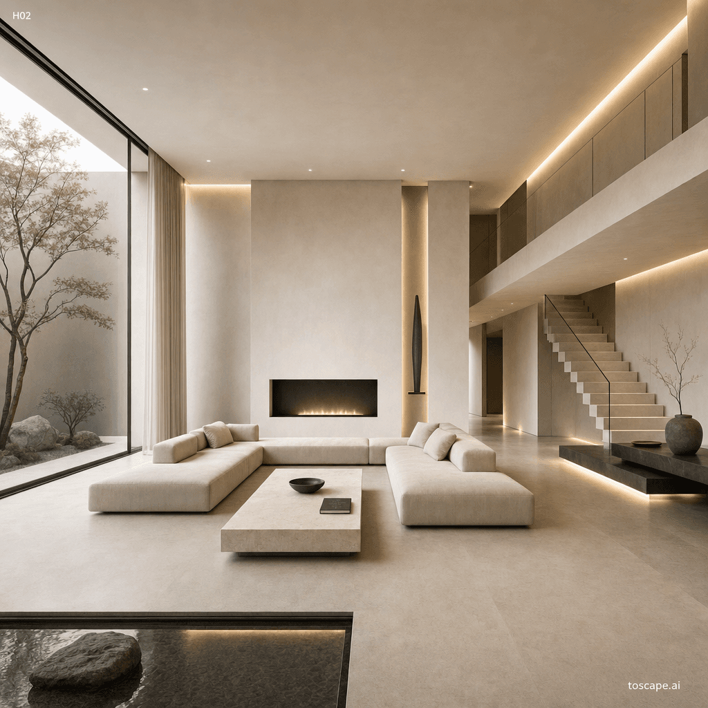 Pure Minimalist interior style reference