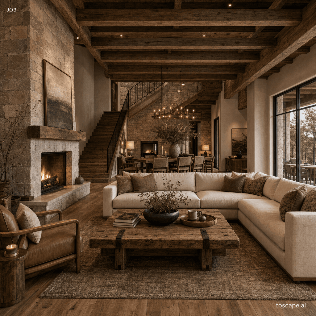 Refined Rustic interior style reference