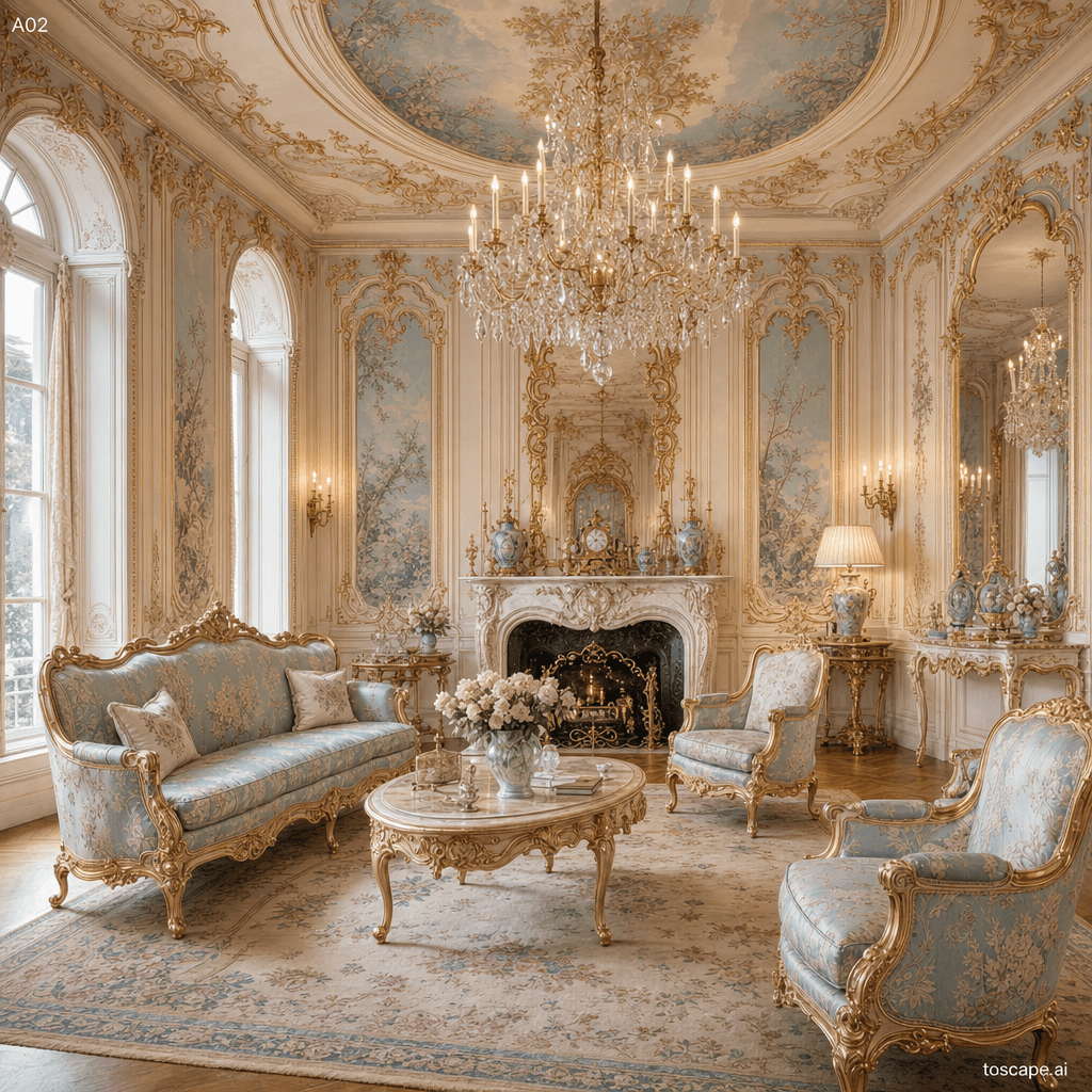 Rococo interior style reference