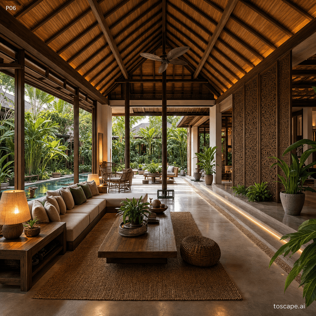 Thai Tropical interior style reference