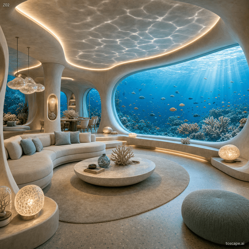 Underwater Living Interior interior style reference