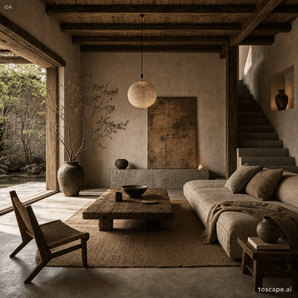 Wabi-Sabi interior style reference