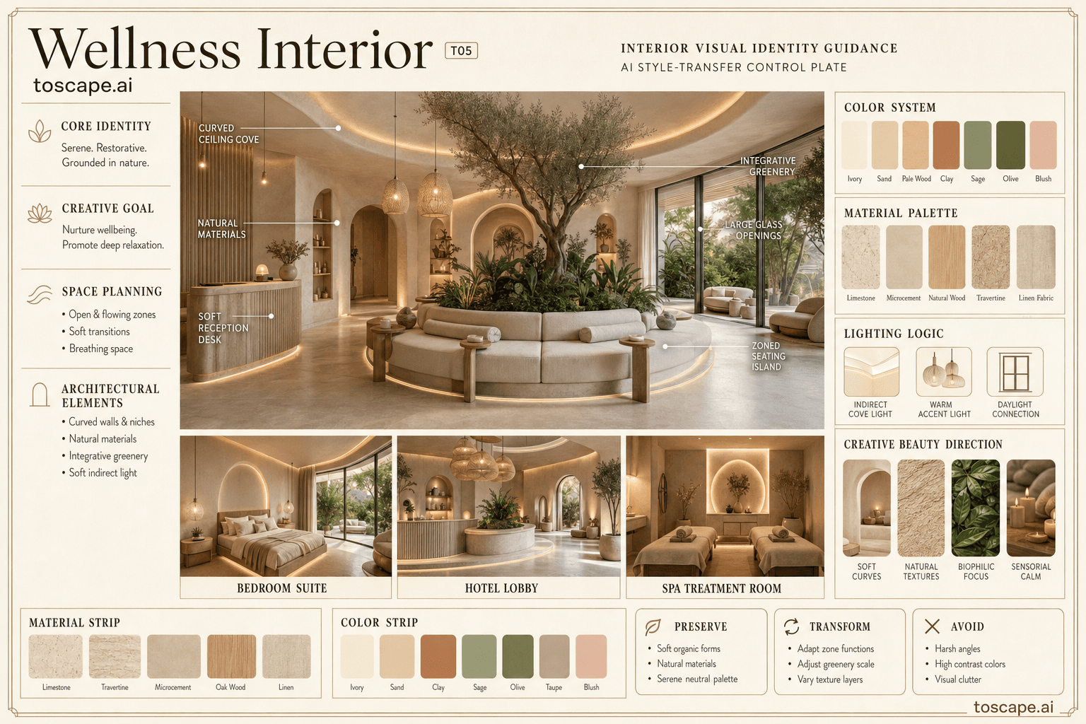 Wellness Interior interior style hero plate