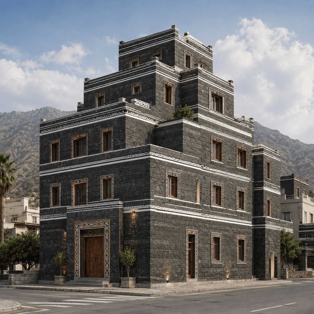 Abha Highlands Transitional architectural identity — Saudi Arabia