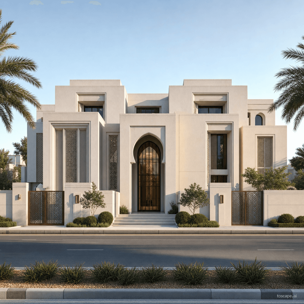 Abu Dhabi City architectural identity — United Arab Emirates