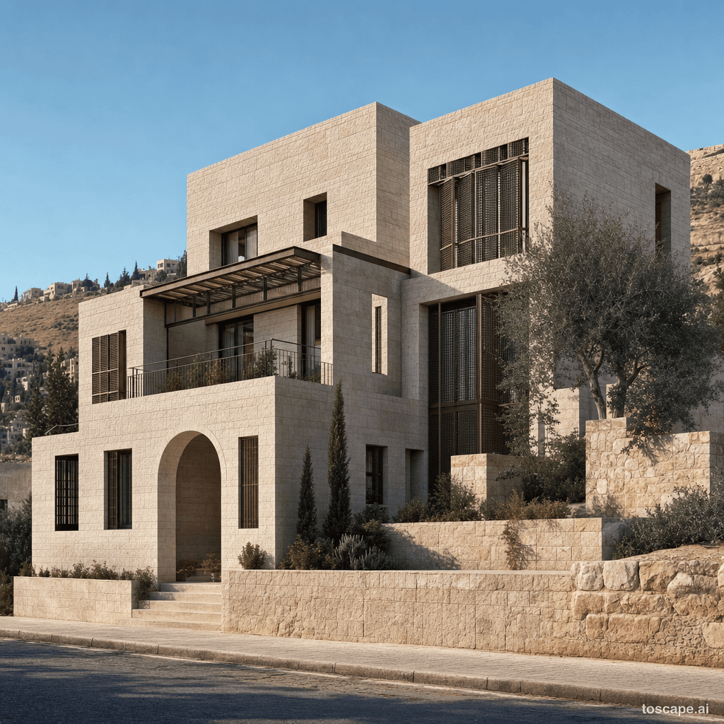 Amman Highlands architectural identity — Jordan