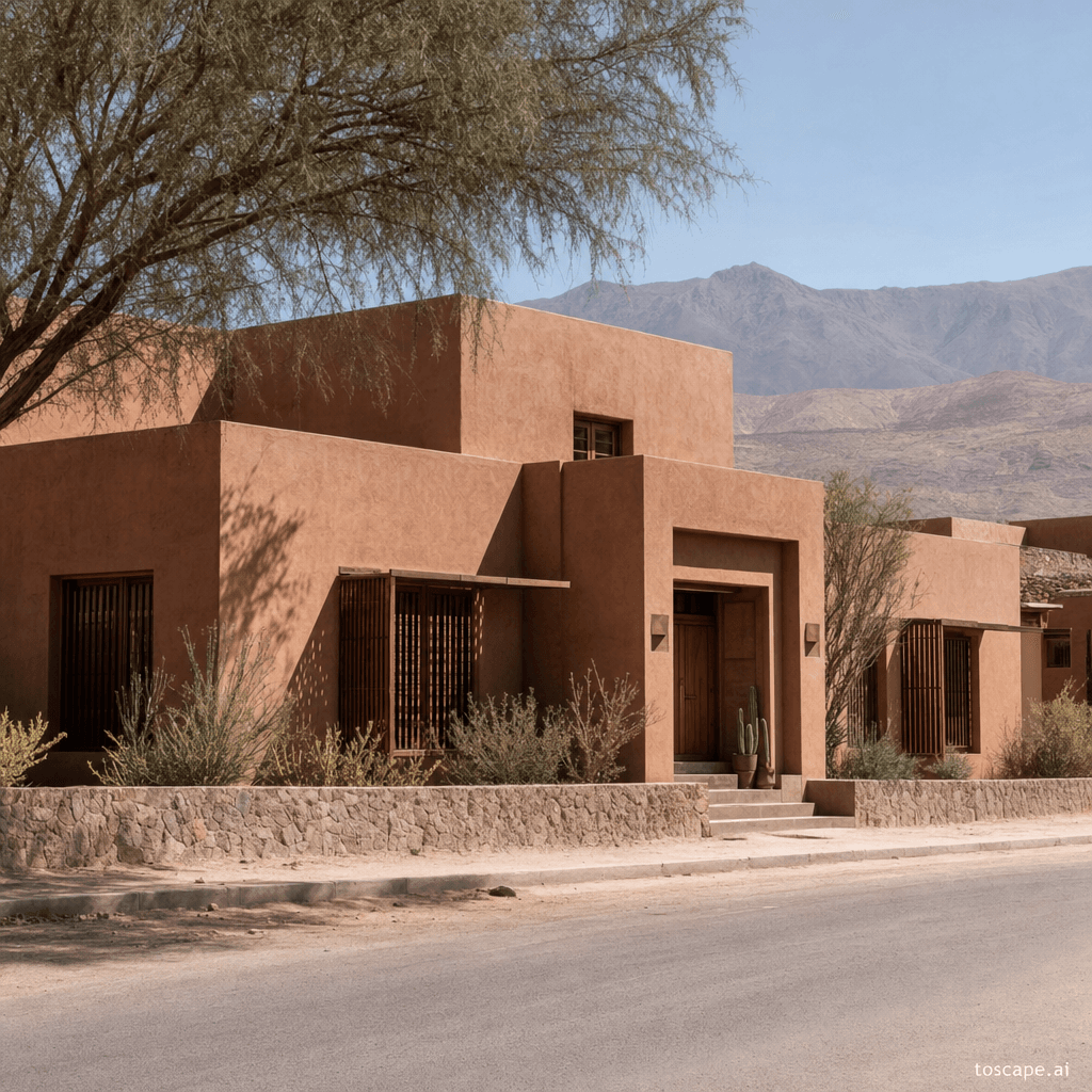 Atacama Desert architectural identity — Chile