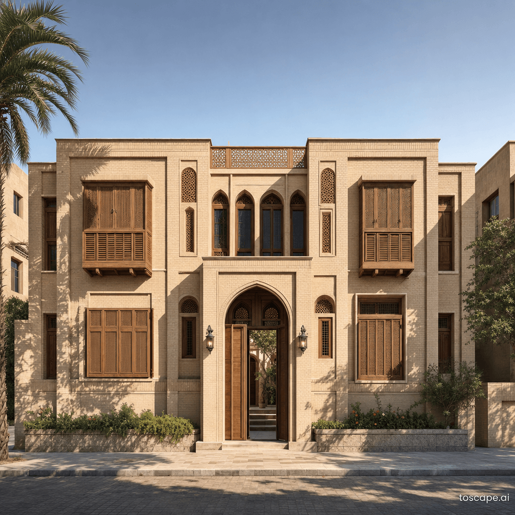Baghdad Courtyard architectural identity — Iraq