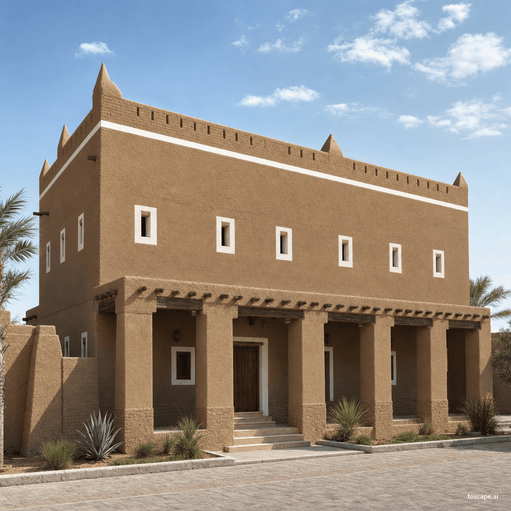 Bisha Desert Traditional architectural identity — Saudi Arabia