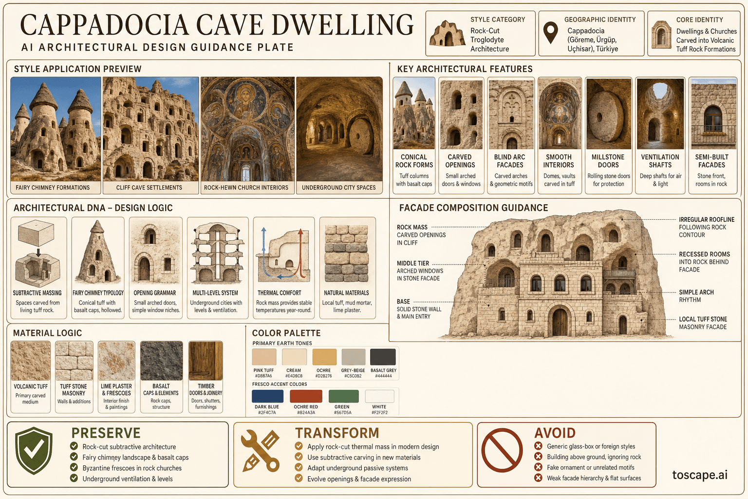 Cappadocia Cave Dwelling hero plate — Turkey