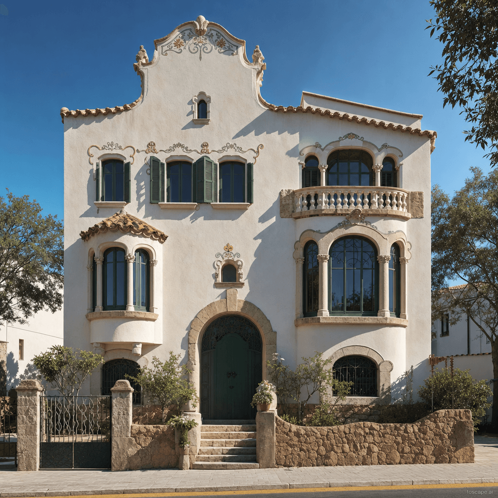 Catalan Modernista & Mediterranean Vernacular architectural identity — Spain