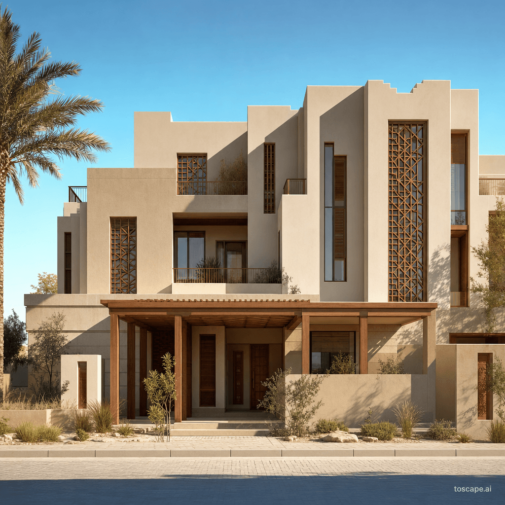 Central Najdi Contemporary architectural identity — Saudi Arabia