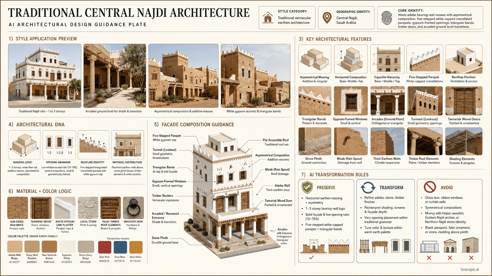 Central Najdi Traditional hero plate — Saudi Arabia
