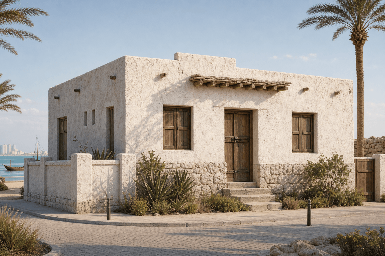Kuwait Coastal Village architectural identity — Kuwait
