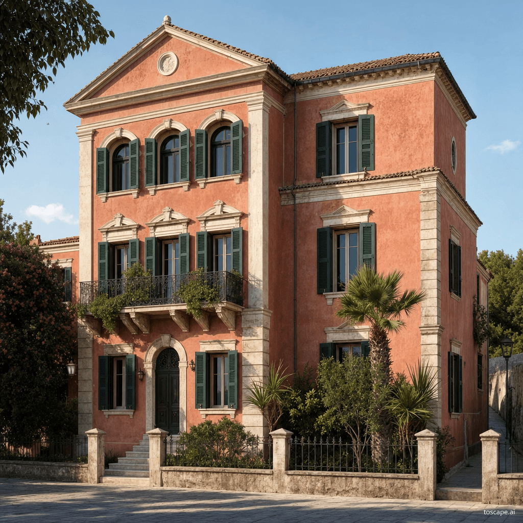 Corfu Ionian Island Venetian architectural identity — Greece