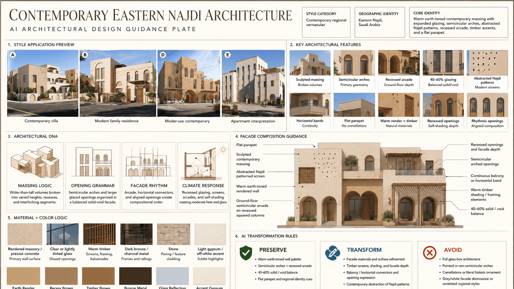 Eastern Najdi Contemporary hero plate — Saudi Arabia