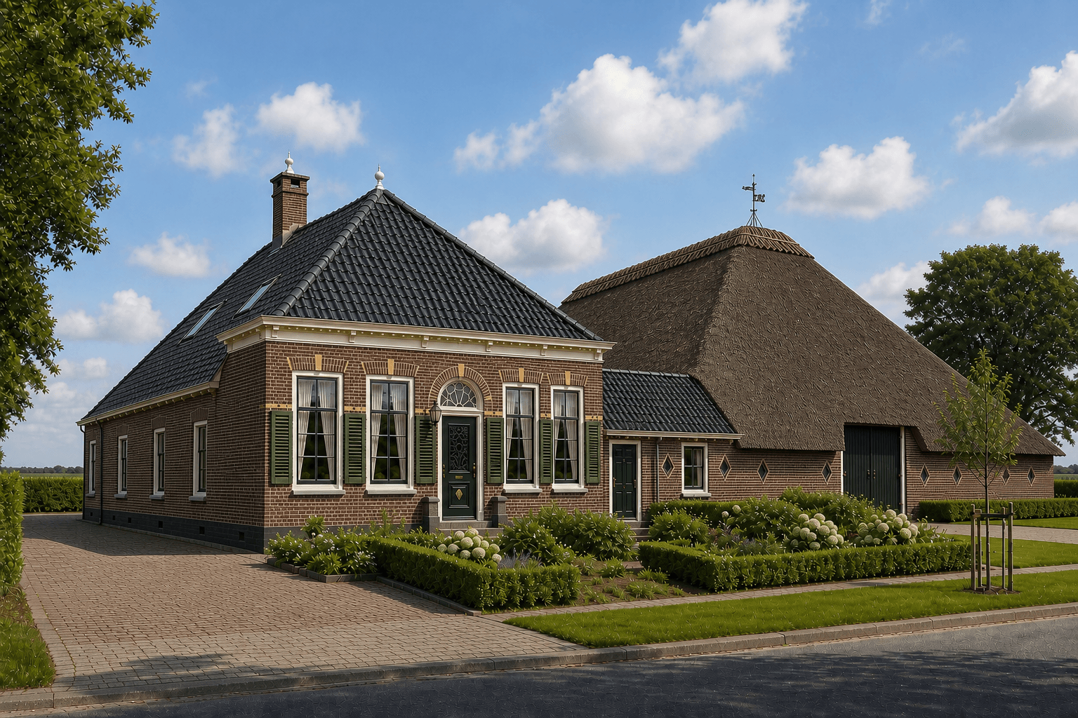 Dutch Friesland Farmhouse architectural identity — Netherlands