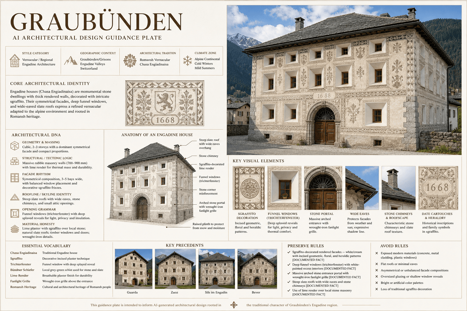 Graubünden hero plate — Switzerland