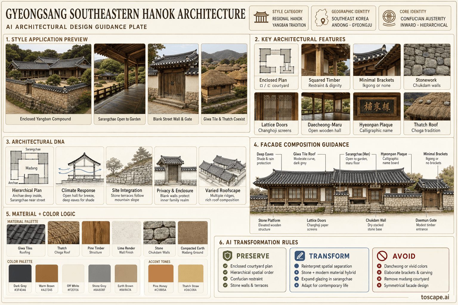 Gyeongsang Southeastern Hanok hero plate — South Korea
